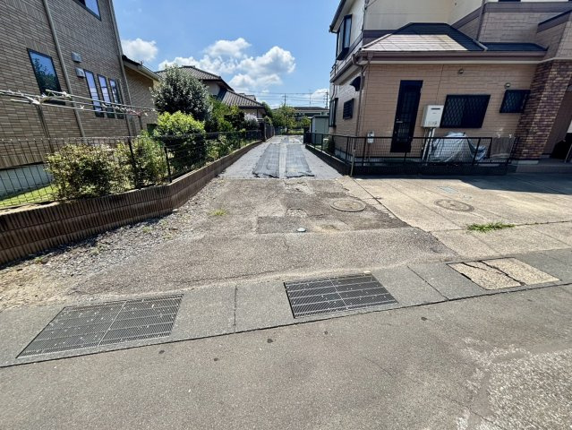 桜台　住宅用地の前面道路含む現地写真|前面道路