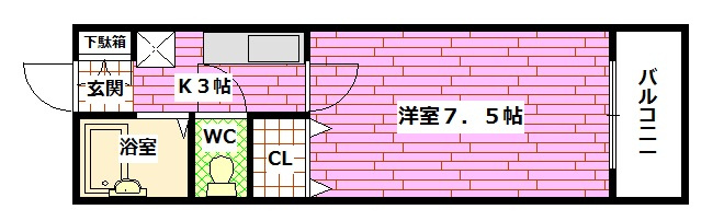カルペディエム安芸の間取り