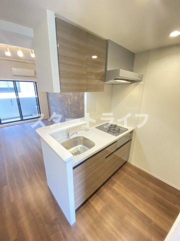 大阪市淀川区西宮原２丁目の賃貸マンションのキッチン