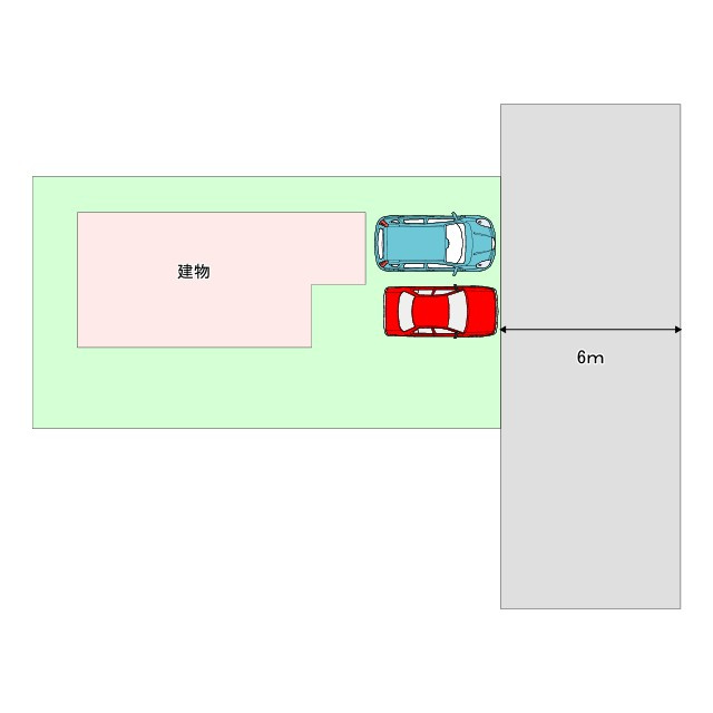 東根市中央4丁目の区画図