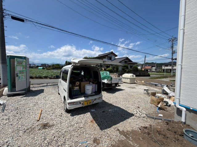 【前面道路含む現地写真】 | 安中市松井田二軒在家　新築住宅