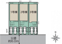 伊奈町栄5丁目　2期　新築一戸建て　ブルーミングガーデン　02の区画図|2号棟