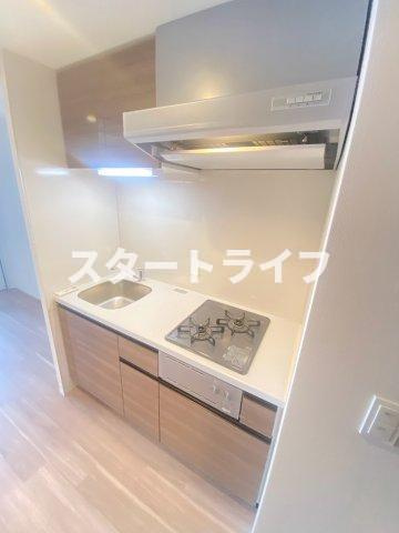 大阪市淀川区西宮原２丁目の賃貸マンションのキッチン