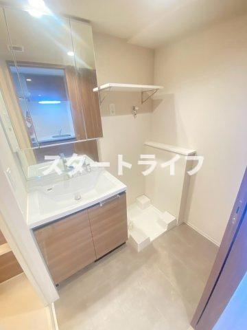 大阪市淀川区西宮原２丁目の賃貸マンションの洗面所