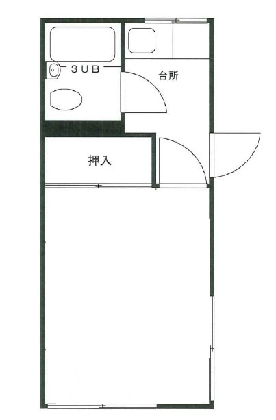 佐久間荘の間取り|間取りです。