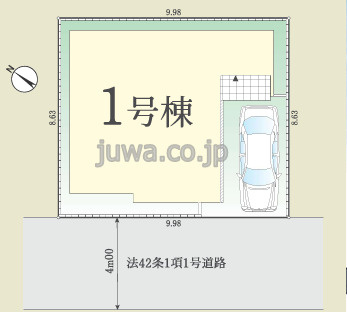 【新築分譲住宅】ふじみ野市丸山1期の区画図