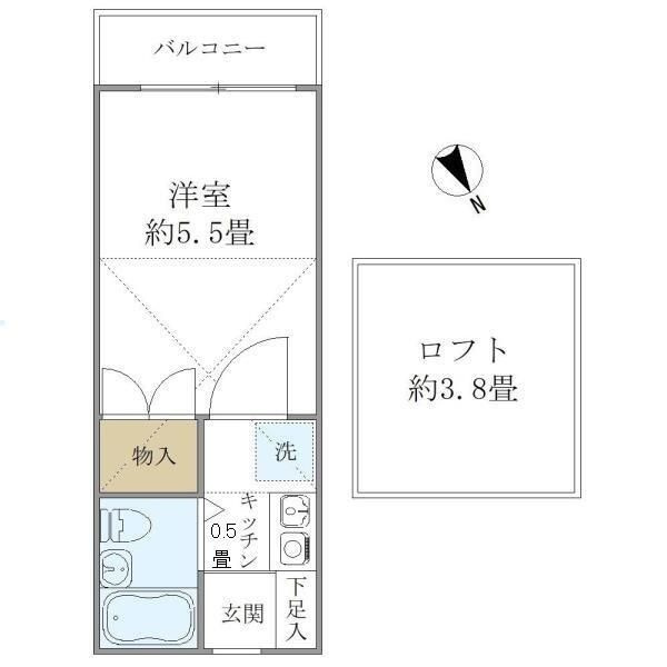 アーデル飛田給の間取り