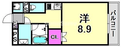 ベルファース尼崎の間取り