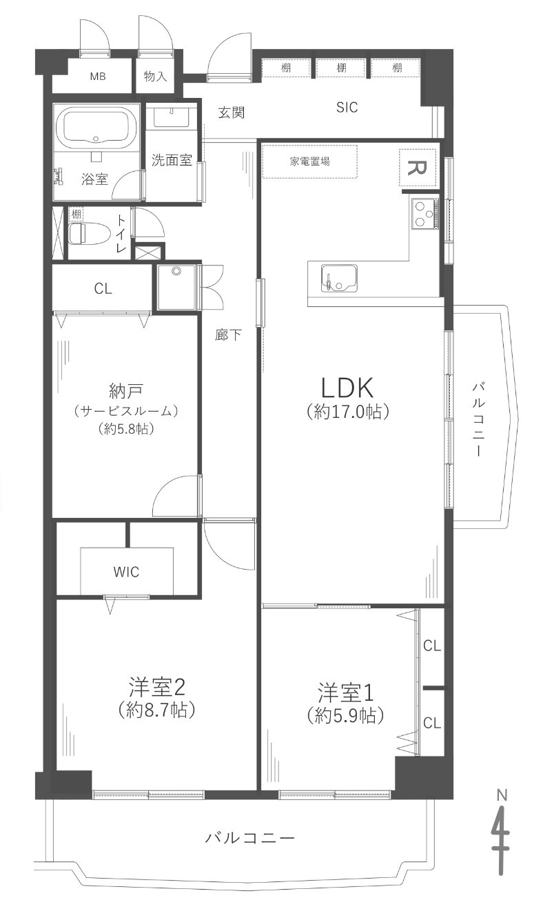 ローズハイツ夙川