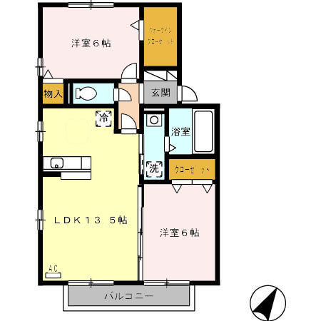 【間取り】 | セジュールトリニテ A棟