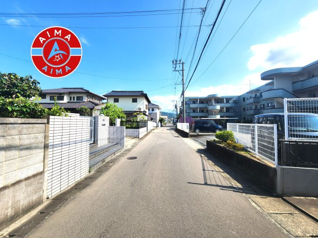 福岡市早良区田隈2丁目第4-3区画（1号地）の前面道路含む現地写真|日当たり良好です。