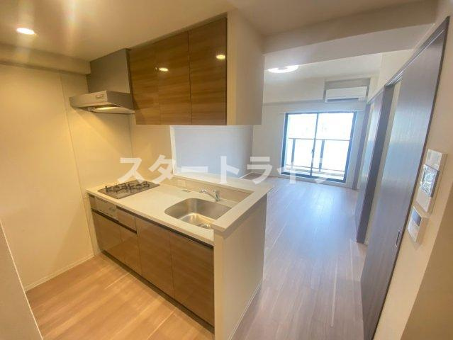 大阪市淀川区西宮原２丁目の賃貸マンションのキッチン