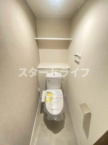 大阪市淀川区西宮原２丁目の賃貸マンションのトイレ