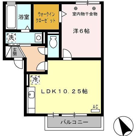 カーサフォレストの間取り