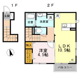 カナール田端の間取り