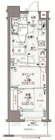 日神デュオステージ浅草三筋の間取り