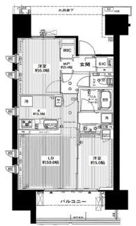 【間取り】 | シティテラス東陽町 | 間取りです。