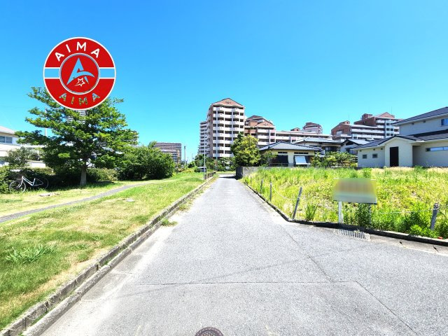 福岡市西区豊浜2丁目第2-3区画（1号地）の前面道路含む現地写真|日当たり良好です。