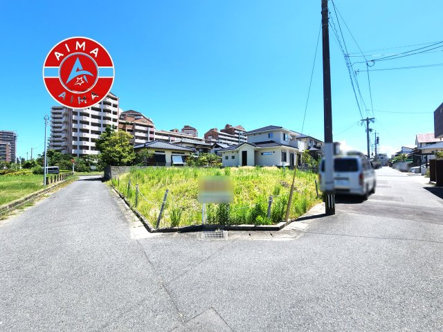 福岡市西区豊浜2丁目第2-3区画（1号地）の前面道路含む現地写真|交通量も少ないです。