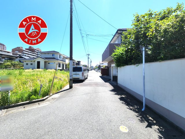 福岡市西区豊浜2丁目第2-3区画（1号地）の前面道路含む現地写真|前面道路です。