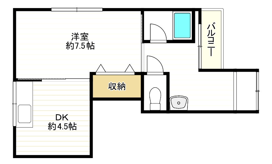 小川ハイツの間取り