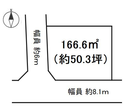 半田市柊町1丁目の土地図