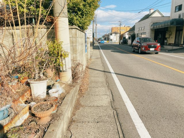 半田市柊町1丁目の前面道路含む現地写真