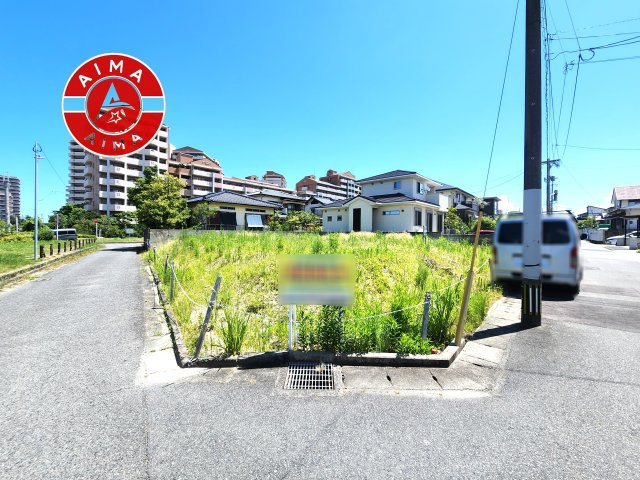 福岡市西区豊浜2丁目第2-3区画（2号地）の前面道路含む現地写真|交通量も少ないです。