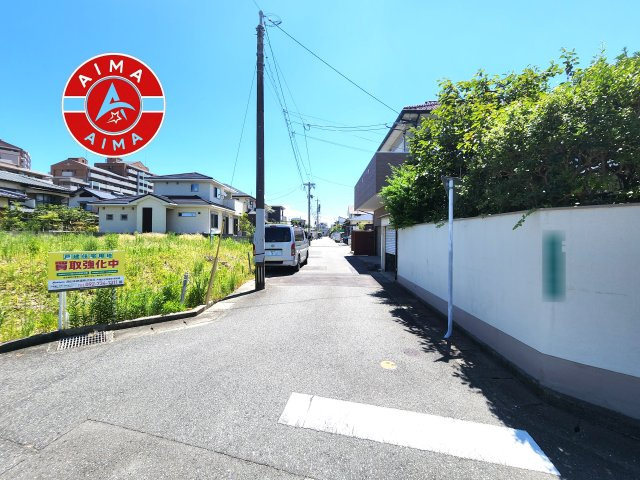 福岡市西区豊浜2丁目第2-3区画（3号地）の前面道路含む現地写真|前面道路です。