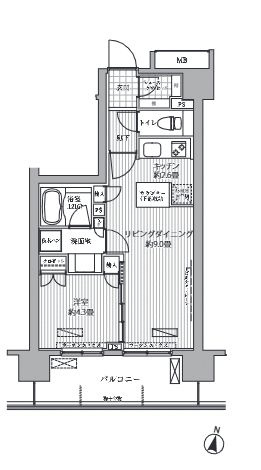 ｒａｐｐｏｒｔ　Ｍ’ｓの間取り
