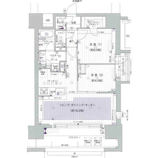 【区画図】 | プレサンスロジェ栄
