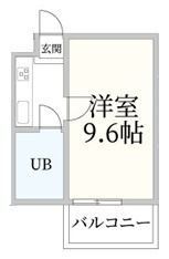 千葉市花見川区検見川町１丁目のアパートの居間・リビング