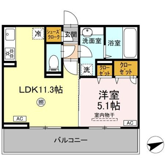 【間取り】 | D-ROOM松橋駅前 | 【D-ROOM松橋駅前 】