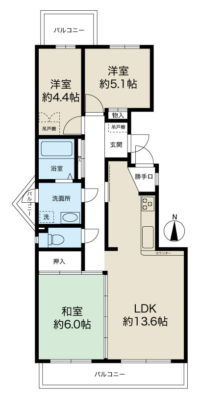 リベラス21　3号棟 3F