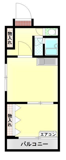 青梅市東青梅２丁目の賃貸マンションの間取り