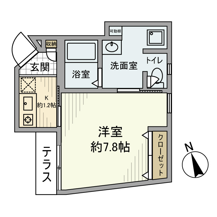 松原戸建の間取り