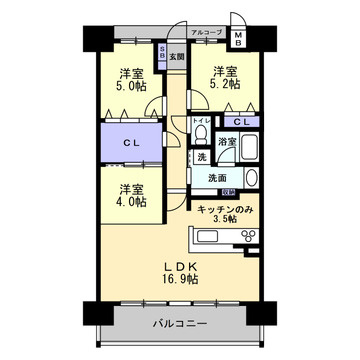 アルファステイツ東宿郷の間取り