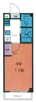 習志野市谷津６丁目の賃貸マンションの間取り