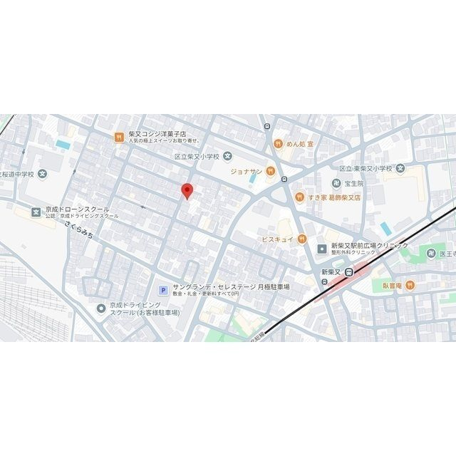 フィオーネ柴又の地図