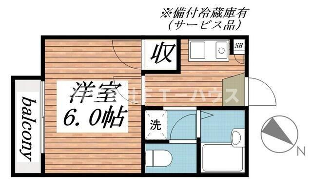 グレース市川の間取り