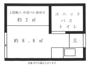 【間取り】 | 矢口第２ハイツ | 間取りです。