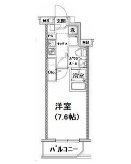 【間取り】 | ＸＥＢＥＣ西蒲田 | 間取りです。