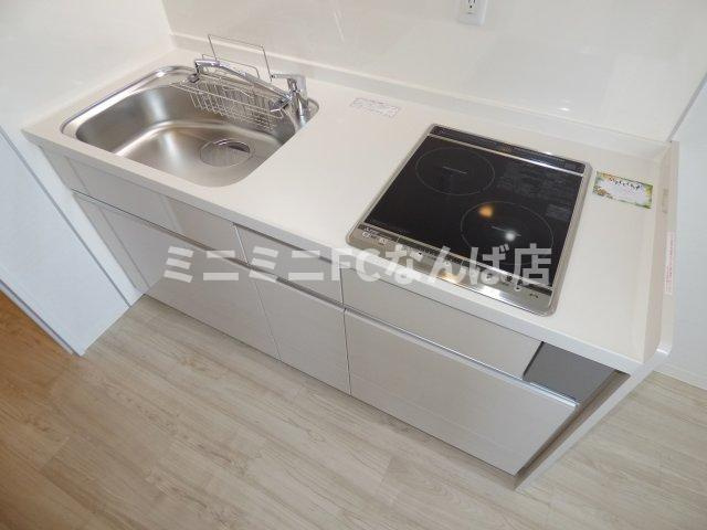 大阪市中央区東平１丁目の賃貸マンションのキッチン