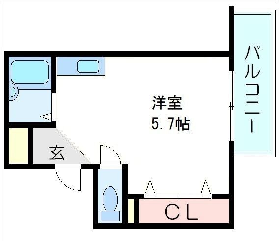 エスポワール茨木の間取り