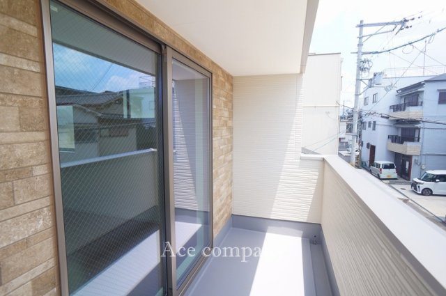 【バルコニー】 | 東大阪市南上小阪　【2号地/全2区画】 | 南向きのバルコニーです☆