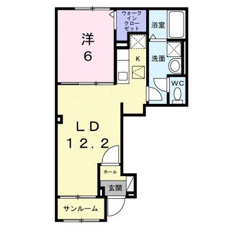 ヴィラ　セレーノの間取り