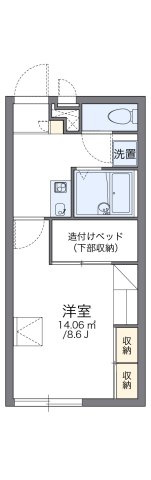 レオパレスエルシエロの間取り