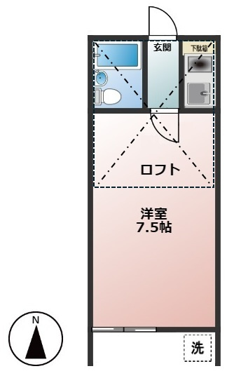サザンパレスの間取り