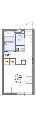 レオパレスルミエールの間取り
