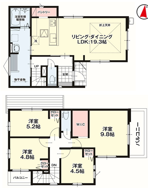 福岡市早良区飯倉8期　1号棟の間取り